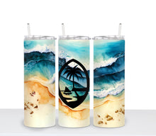 Load image into Gallery viewer, GUAM SEAL BLUE WATER Tumbler
