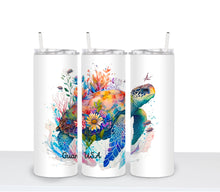 Load image into Gallery viewer, GUAM USA SEA TURTLE Tumbler