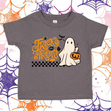 Load image into Gallery viewer, TRICK OR TREAT Kids Halloween T-Shirt