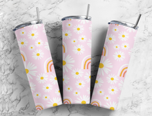 Load image into Gallery viewer, PINK DAISY RAINBOW Tumbler
