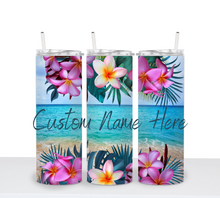 Load image into Gallery viewer, TROPICAL Custom Name Tumbler