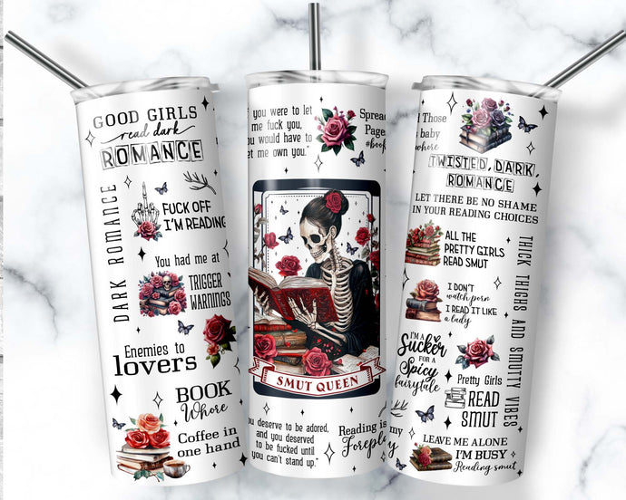 SMUT QUEEN READING BOOK Tumbler