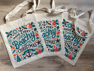 BEACHY CHRISTMAS Tote Bag