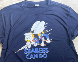 SEABEES CAN DO Adult T-shirt