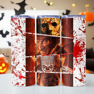 BLOOD HORROR Halloween Tumbler