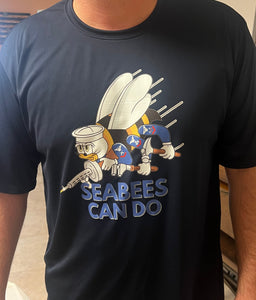 SEABEES CAN DO Adult T-shirt