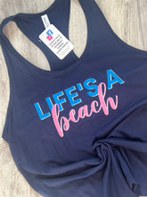 Load image into Gallery viewer, LIFE&#39;S A BEACH Women&#39;s Tank Top
