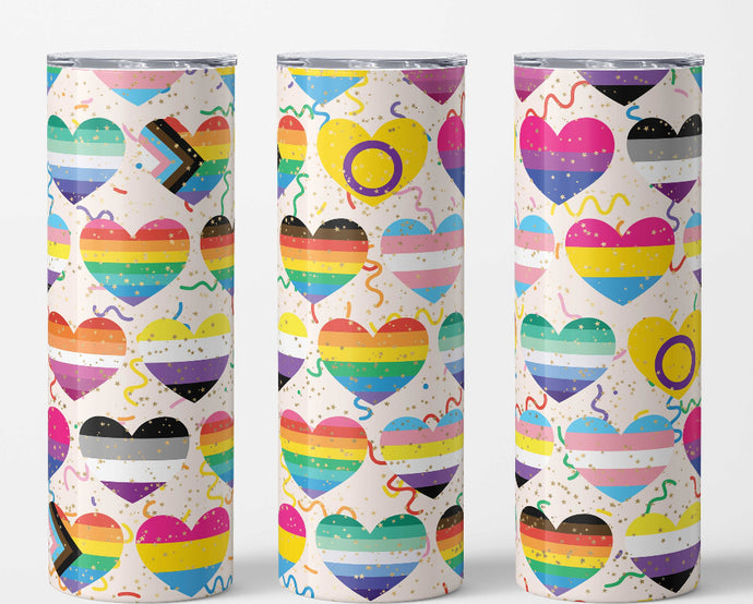 PRIDE LGBTQ+ FLAGS Tumbler