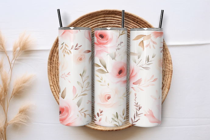 BLUSH FLORAL Tumbler