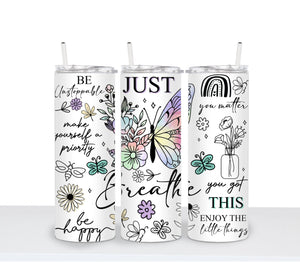 BUTTERFLY AFFIRMATIONS Tumbler