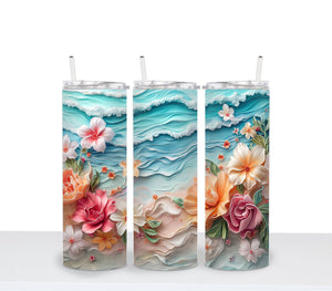 OCEAN FLORAL Tumbler