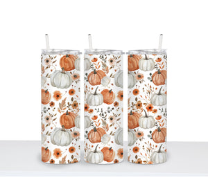 PUMPKIN FLORAL Tumbler