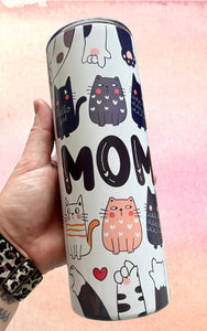 PAWS FOR PETS / CAT MOM Tumbler