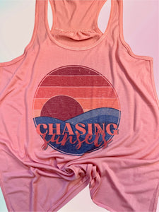 CHASING SUNSETS Women's Tank Top