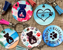 Load image into Gallery viewer, PAWS FOR PETS Keychains
