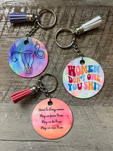 Load image into Gallery viewer, FEMINISM Inspired Keychains
